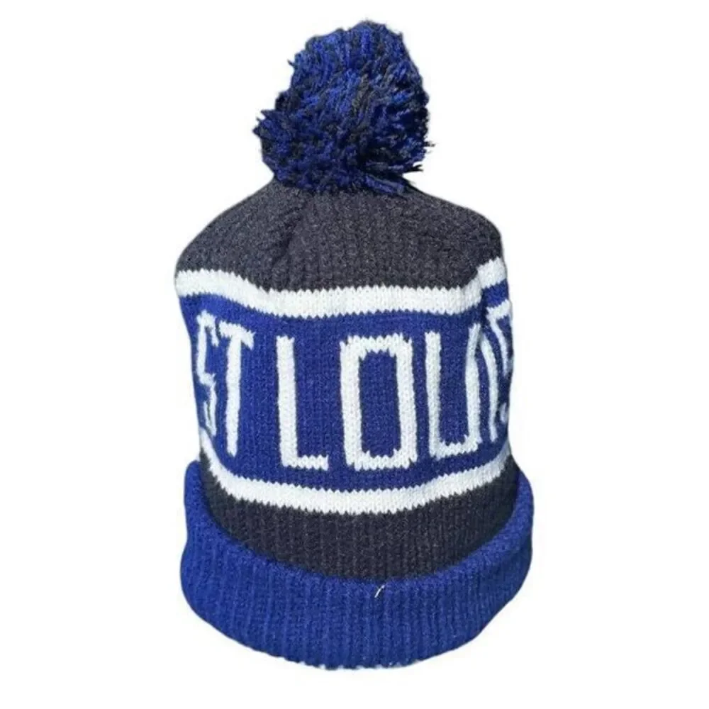 St. Louis Blues‎ NHL '47 Brand Winter Beanie Knit Ski Cap Hat NWOT